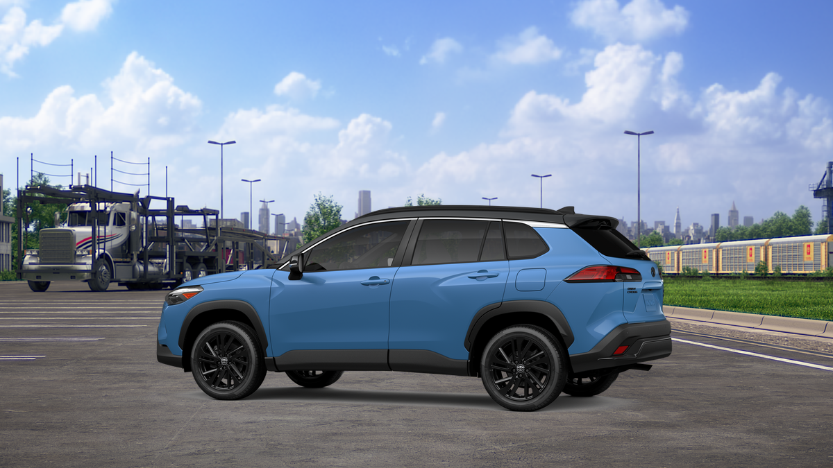 New 2026 Cavalry Blue with Jet Black roof <sup>1</sup> Toyota  XSE image 7