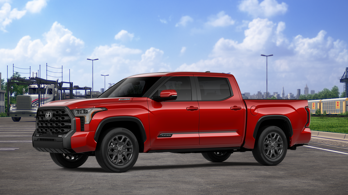 New 2026 Supersonic Red <sup>1</sup> Toyota Tundra Platinum image 3