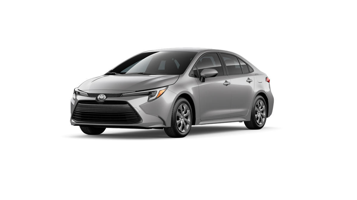 Certified Used 2026 Classic Silver Metallic Toyota Hybrid LE image 2