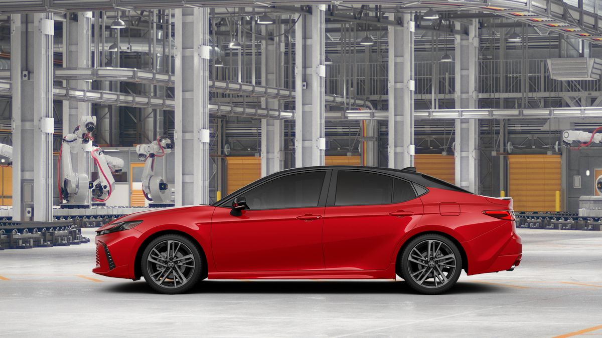 New 2026 Supersonic Red with Midnight Black Metallic roof <sup>1</sup> Toyota  XSE image 6